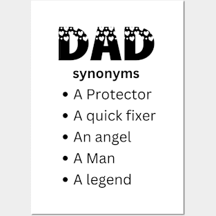 Dad synonyms Posters and Art